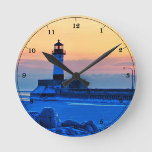 Vuurtoren Duluth Minnesota Lake Superior Ronde Klok
