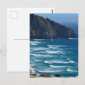 Vuurtoren en het Zee Briefkaart (Voorkant / Achterkant)