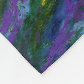 Vuurtoren en lavendervelden fleece deken (Hoek)