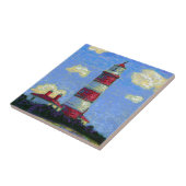 Vuurtoren en lavendervelden tegeltje (Zijkant)