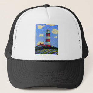 Vuurtoren en lavendervelden trucker pet