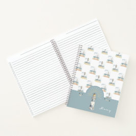 Vuurtoren en zeeboot Dream Beach Notitieboek