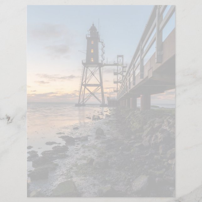 vuurtoren | Eversand-Oberfeue Duitsland (Voorkant)