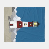 vuurtoren Fleece Blanket (Voorkant (Horizontaal))