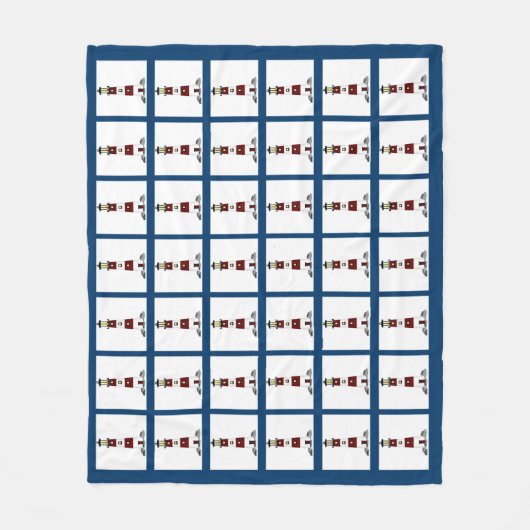 vuurtoren Fleece Blanket Deken (Voorkant)