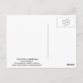 Vuurtoren Fort Point Briefkaart (Achterkant)
