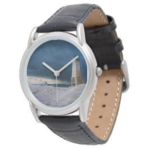 vuurtoren   Frankfort Lighthouse Lake Michigan Horloge