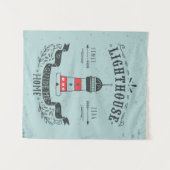 vuurtoren Gids voor thuis Poster Wandkleed (Voorkant (horizontaal))