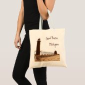 vuurtoren, Grand Haven, Michigan Tote Bag (Voorkant (product))