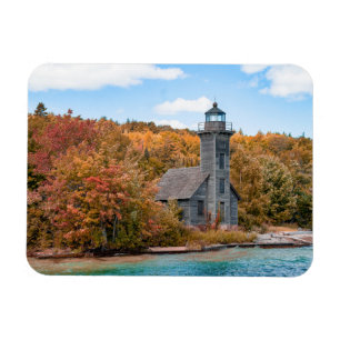 vuurtoren Grand Island East Channel Light Magneet