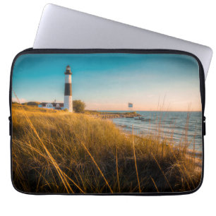 vuurtoren Grote Sable Lighthouse Ludington, MI Laptop Sleeve