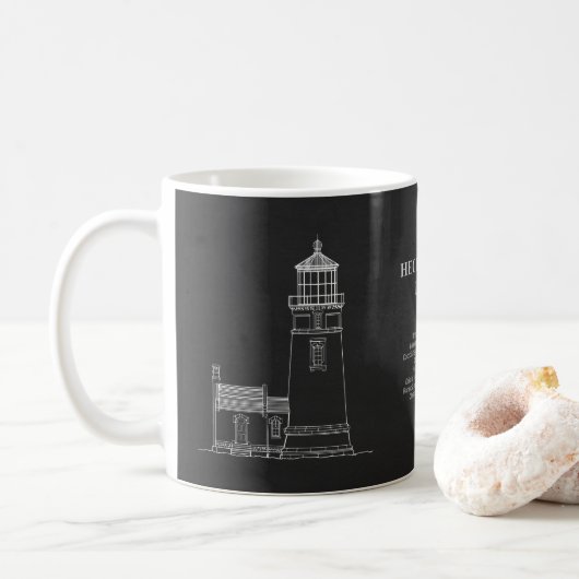 Vuurtoren Heceta Head - Oregon - PD Koffiemok (Met donut)