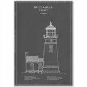 Vuurtoren Heceta Head - Oregon - PD Sticker (Voorkant)