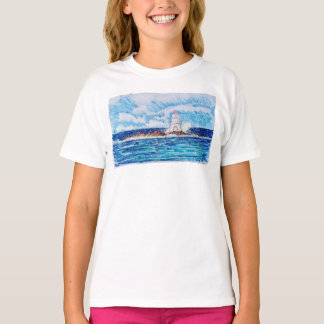 Vuurtoren in Blauw T-shirt