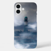 Vuurtoren in de storm - Oostzee-Zee Case-Mate iPhone Case (Achterkant)