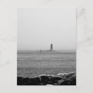 Vuurtoren in de verte briefkaart
