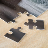 Vuurtoren in een Storm Legpuzzel (Zijkant)