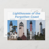 Vuurtoren in Florida Briefkaart (Voorkant / Achterkant)