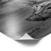 vuurtoren in het Storm Foto Afdruk (Hoek)