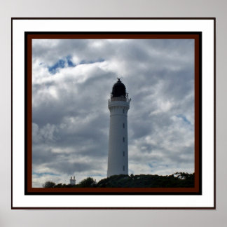 vuurtoren in Lossiemouth, Schotland Poster