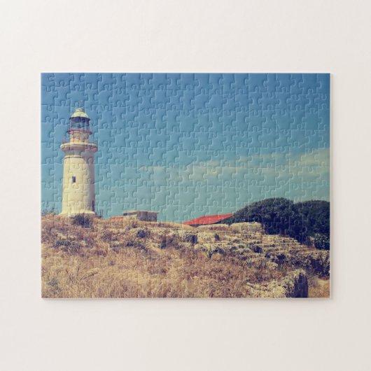 vuurtoren in Paphos Legpuzzel (Horizontaal)