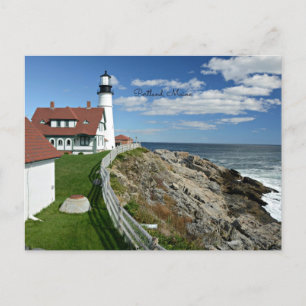 Vuurtoren in Portland Maine Briefkaart