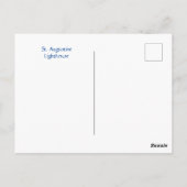 Vuurtoren in St. Augustine 2 Briefkaart (Achterkant)