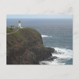 Vuurtoren - Kauai, Hawaï Briefkaart
