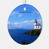 vuurtoren keramisch ornament (Links)