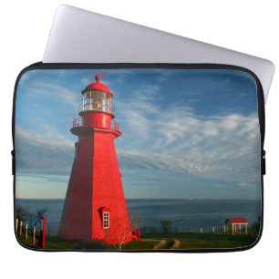 Vuurtoren La Martre Mataan op de Gaspe Laptop Sleeve