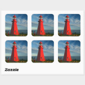 Vuurtoren La Martre | Mataan op de Gaspe Vierkante Sticker (Vel)