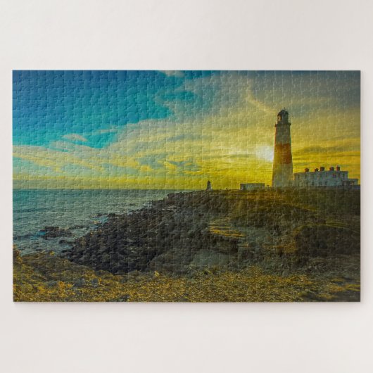 vuurtoren legpuzzel (Horizontaal)