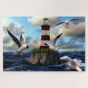 vuurtoren legpuzzel