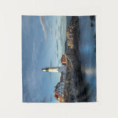 vuurtoren | Lichte vuurtoren van Portland Head Wandkleed (Voorkant)