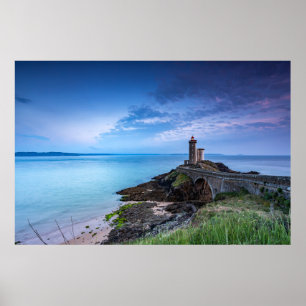 vuurtoren   Lighthouse Plouzané Frankrijk Poster