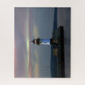 vuurtoren, meer superieure puzzel legpuzzel (Verticaal)