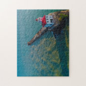 Vuurtoren meer van Erie. Legpuzzel (Verticaal)