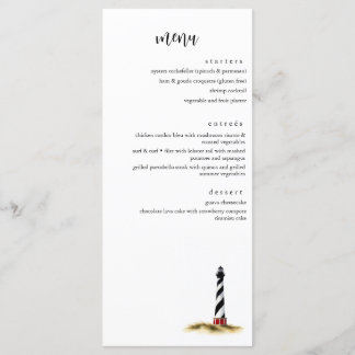 Vuurtoren Menu