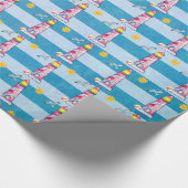 Vuurtoren met rode Waterverf Cadeaupapier (Hoek)