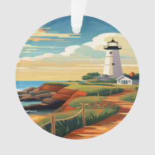 Vuurtoren Montauk, New York Ornament