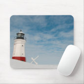 vuurtoren mousepad muismat (Met muis)