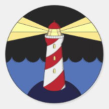 vuurtoren nauticle sticker