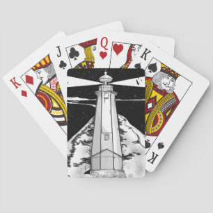 Vuurtoren Nelson Nieuw-Zeeland Pokerkaarten