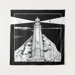 Vuurtoren Nelson Nieuw-Zeeland Wandkleed