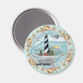 vuurtoren North Carolina Shells Magneet (Voorkant / Achterkant)