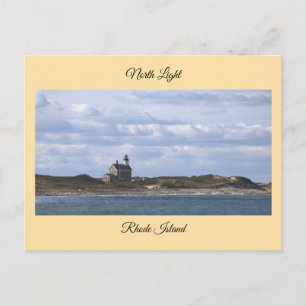 Vuurtoren North Light Rhode Island Ansichtkaart Briefkaart
