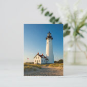 Vuurtoren Ocean Landscape Sun Briefkaart (Staand voorkant)