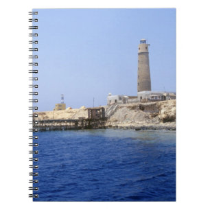Vuurtoren op Brother Islands, Rode Zee, Egypte Notitieboek
