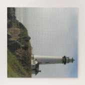 Vuurtoren op de heuvel legpuzzel (Horizontaal)