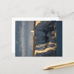 Vuurtoren op de witte kliffen van Dover, Engeland Briefkaart